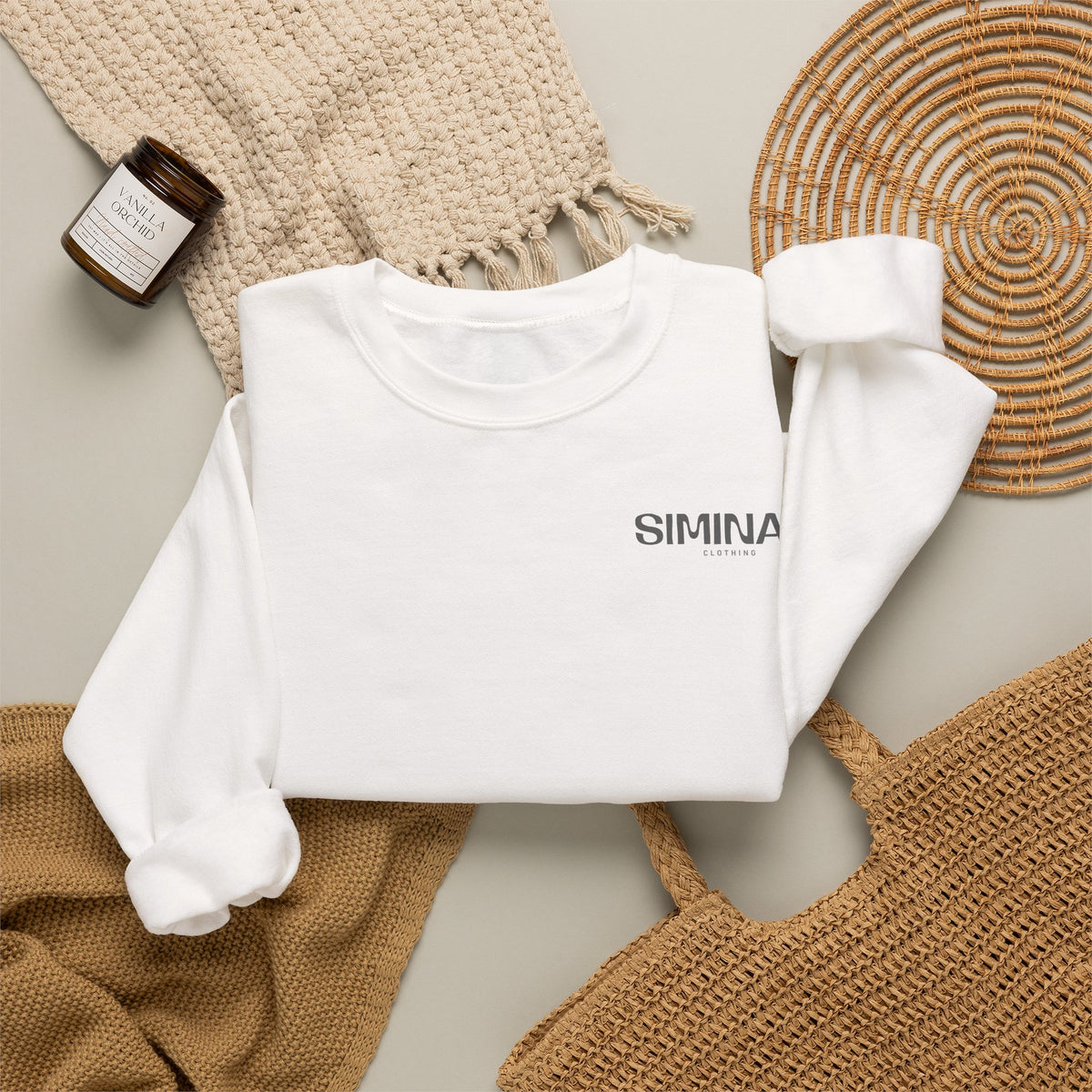 Siminal - What's your shower song? Crewneck Sweatshirt