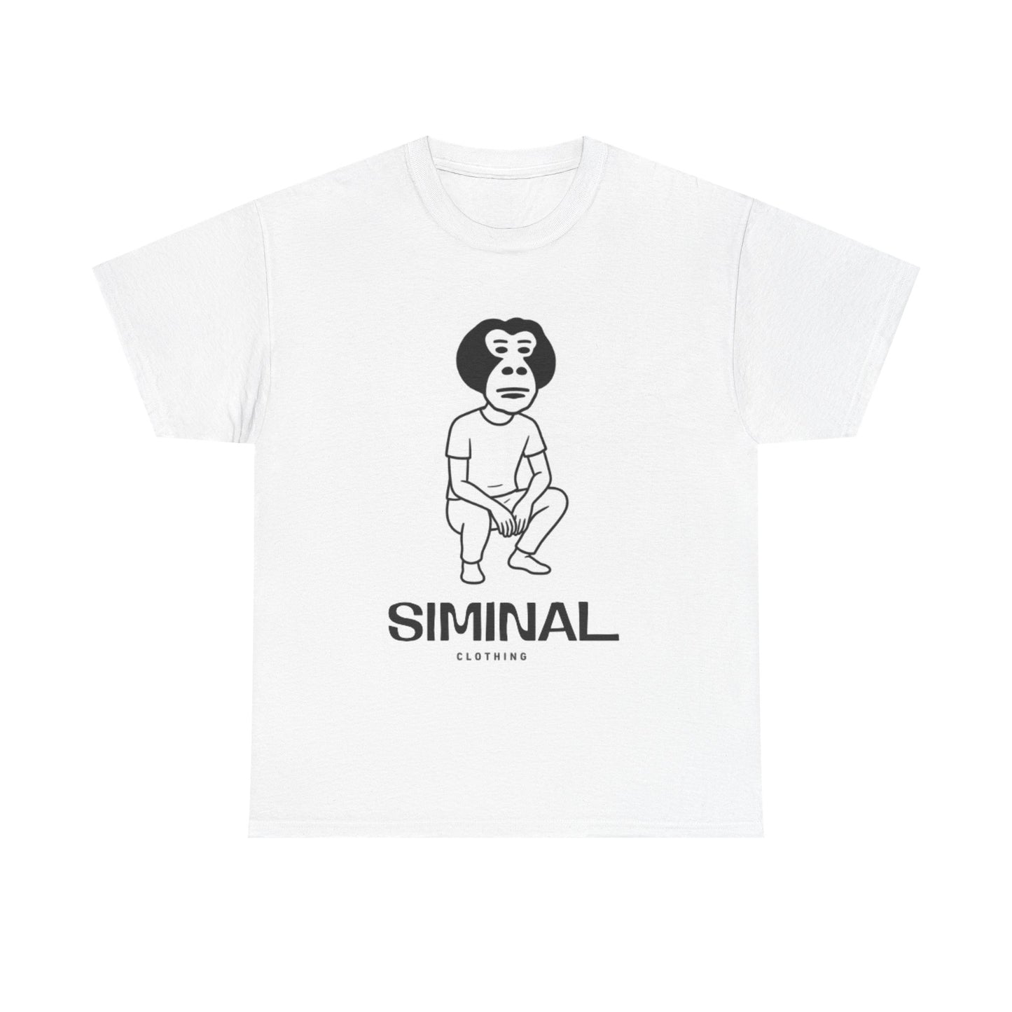 Siminal Simon having a squat T-shirt