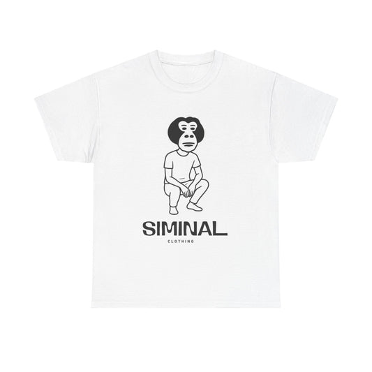 Siminal Simon having a squat T-shirt