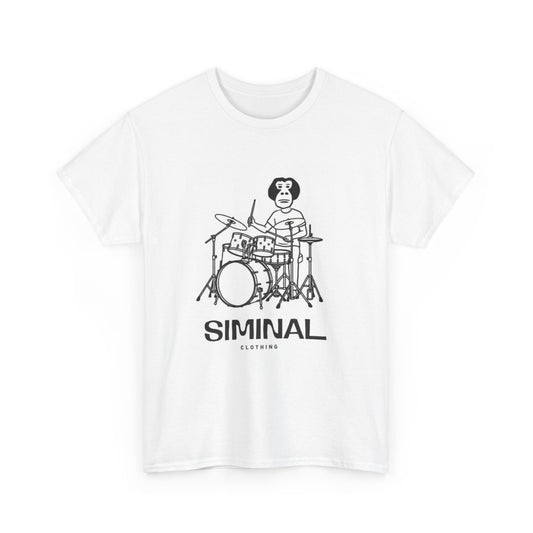 Unisex Siminal Simon the Drummer Heavy Cotton Tee