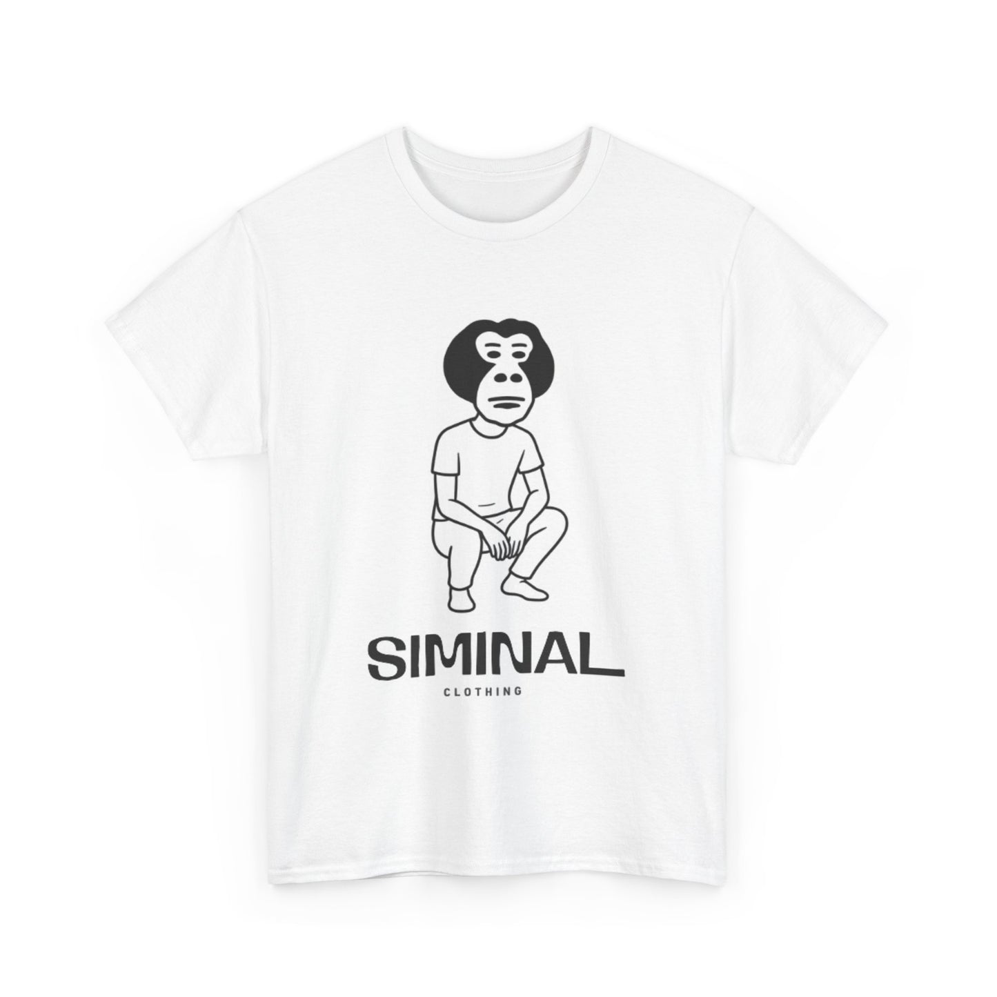 Siminal Simon having a squat T-shirt