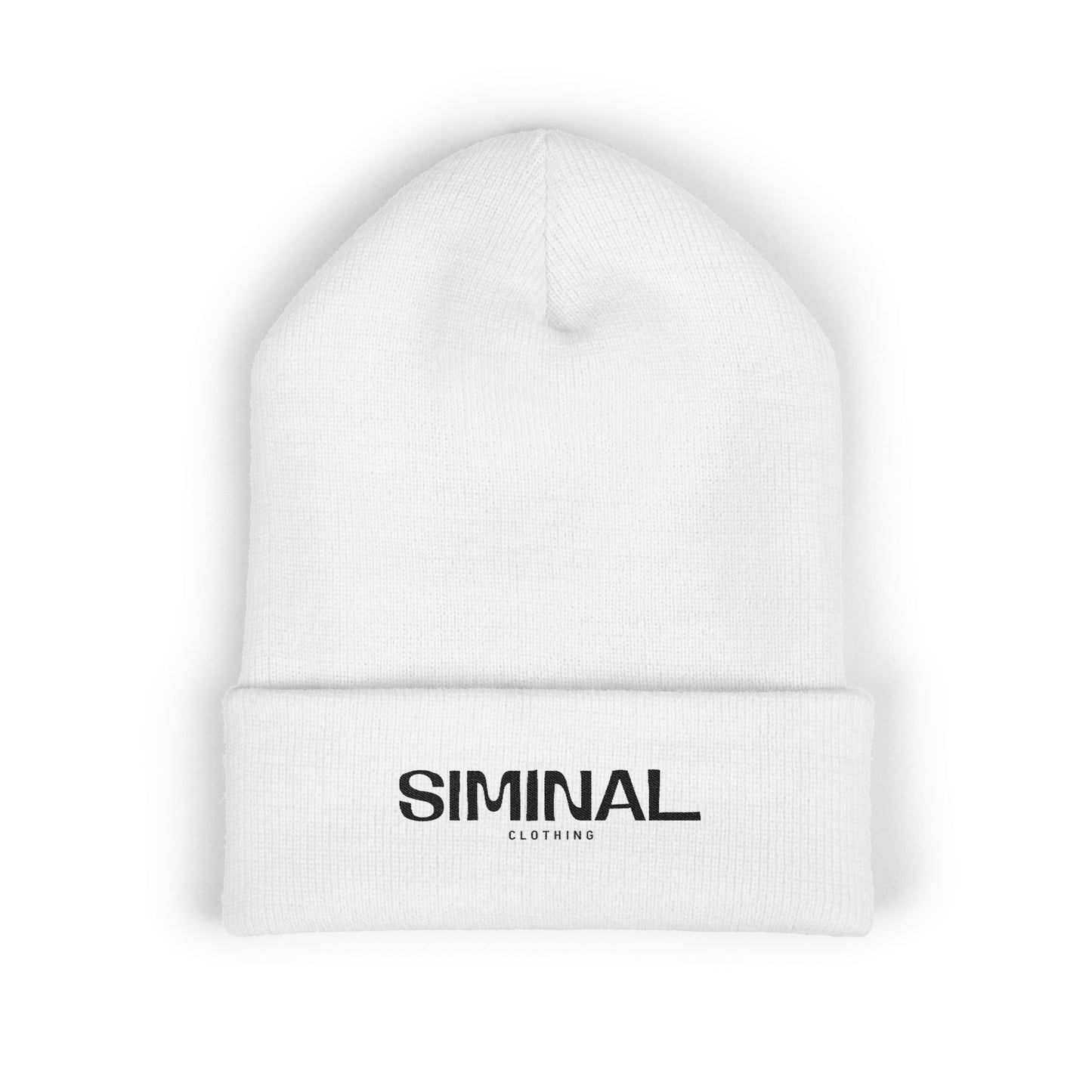 Siminal logo embroidered beanie Cuffed Knit Hat